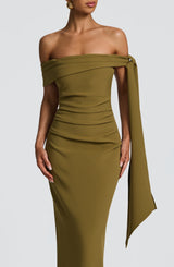Addyson Maxi Dress - Deep Olive