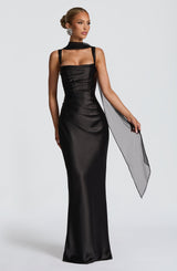 Calandra Maxi Dress - Black