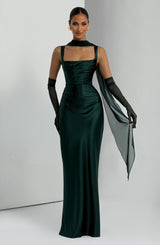 Calandra Maxi Dress - Emerald