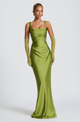 Calandra Maxi Dress - Olive