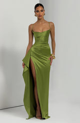 Helena Maxi Dress - Olive