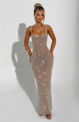 Petrine Maxi Dress - Gold