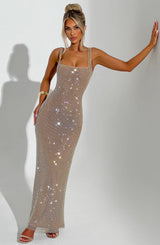 Petrine Maxi Dress - Gold