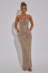 Petrine Maxi Dress - Gold