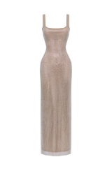 Petrine Maxi Dress - Silver