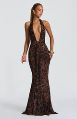 Rosetti Maxi Dress - Leopard Print