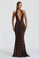 Rosetti Maxi Dress - Leopard Print
